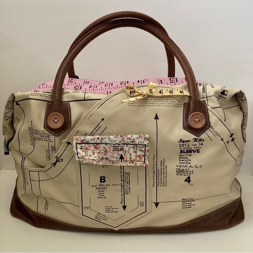 Disaster Designs Duffel Bag “Needle & Thread” collection Large Tote Bag